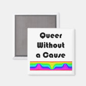 Zonder reden queer magneet (Voorkant / Achterkant)