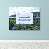 Zonder Rosy Bend Canvas Afdruk (Insitu (Houten vloer))