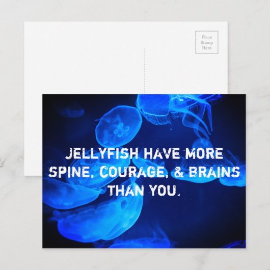 Zonder rugloos briefkaart (Voorkant / Achterkant)