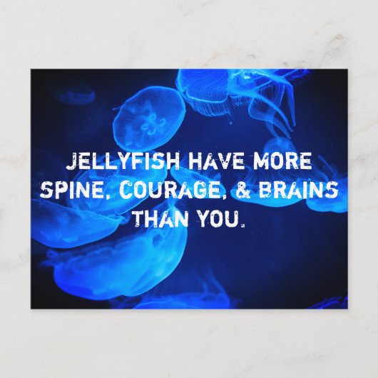 Zonder rugloos briefkaart (Voorkant)