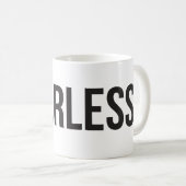 Zonder ruimte - U kiest achtergrondkleur Koffiemok (Voorkant rechts)