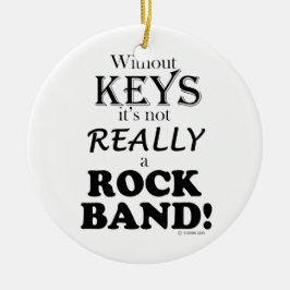 Zonder sleutels - Rock Band Keramisch Ornament