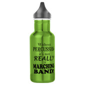 Zonder spanning - marchingband waterfles  (Links)