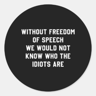 Zonder spraakdominantie zouden we niet weten wie S Ronde Sticker