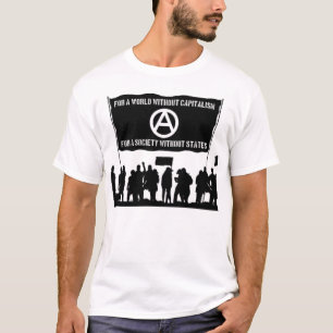 zonder T-shirt met kapitalisme