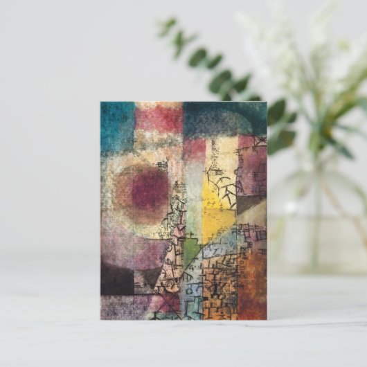 Zonder titel 2 door Paul Klee, Abstracte kunst Briefkaart (Staand voorkant)