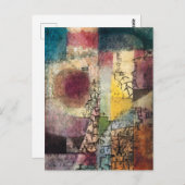 Zonder titel 2 door Paul Klee, Abstracte kunst Briefkaart (Voorkant / Achterkant)