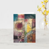 Zonder titel 2 door Paul Klee, Abstracte kunst Kaart (Gele Bloem)