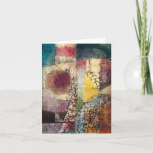 Zonder titel 2 door Paul Klee, Abstracte kunst Kaart