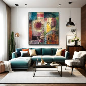 Zonder titel 2 door Paul Klee, Abstracte kunst Poster