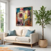 Zonder titel 2 door Paul Klee, Abstracte kunst Poster