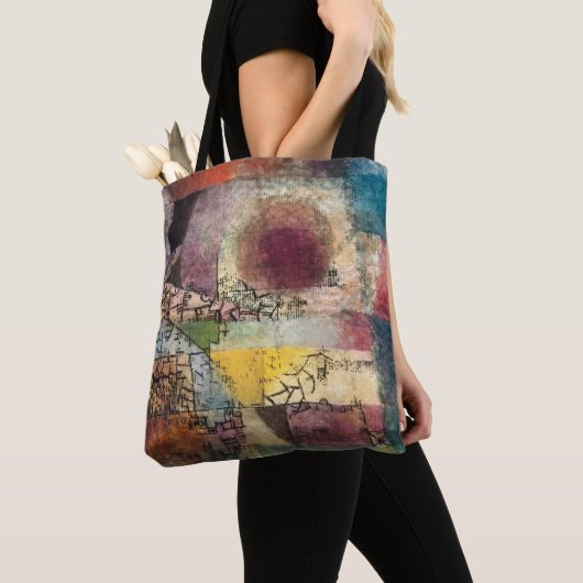 Zonder titel 2 door Paul Klee, Abstracte kunst Tote Bag (Dichtbij)