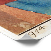 Zonder titel Abstract door Paul Klee Poster (Hoek)