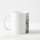 Zonder titel Abstract schilderij Hankamer Artjunkh Koffiemok (Links)