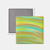 Zonder titel Abstracte kunstmagneet Magneet (Voorkant / Achterkant)