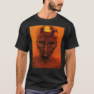 Zonder titel (achter de huid) van Zdzisław Beksińs T-shirt