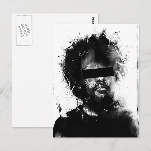 zonder titel briefkaart (Voorkant / Achterkant)