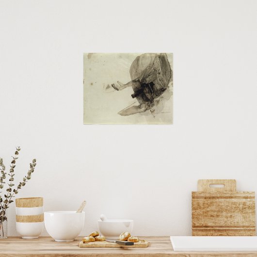 Zonder titel, c.1853-5 poster (Keuken)