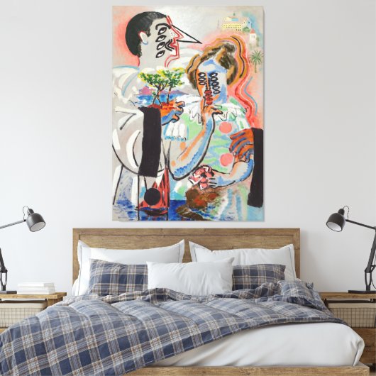 Zonder titel canvas afdruk (Insitu (Slaapkamer))