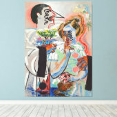 Zonder titel canvas afdruk (Insitu (Houten vloer))