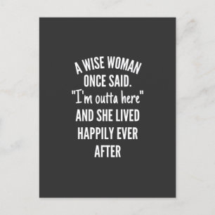 Zonder titel designEen vrouw die ooit zei dat ik u Briefkaart