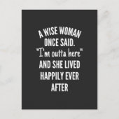 Zonder titel designEen vrouw die ooit zei dat ik u Feestdagenkaart (Voorkant)