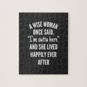 Zonder titel designEen vrouw die ooit zei dat ik u Legpuzzel (Verticaal)