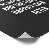 Zonder titel designEen vrouw die ooit zei dat ik u Poster (Hoek)