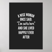 Zonder titel designEen vrouw die ooit zei dat ik u Poster (Voorkant)