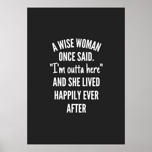 Zonder titel designEen vrouw die ooit zei dat ik u Poster (Voorkant)