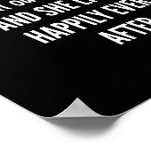 Zonder titel designEen vrouw die ooit zei dat ik u Poster (Hoek)