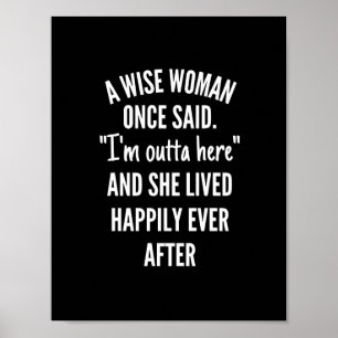 Zonder titel designEen vrouw die ooit zei dat ik u Poster