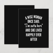 Zonder titel designEen vrouw die ooit zei dat ik u Save The Date (Voorkant / Achterkant)