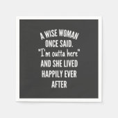 Zonder titel designEen vrouw die ooit zei dat ik u Servet (Voorkant)