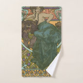 Zonder titel door Alphonse Mucha (1902) Bad Handdoek (Handdoek)