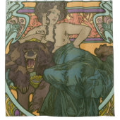 Zonder titel door Alphonse Mucha (1902) Douchegordijn (Voorkant)