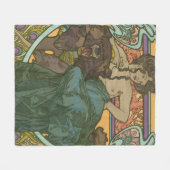 Zonder titel door Alphonse Mucha (1902) Fleece Deken (Voorkant (Horizontaal))