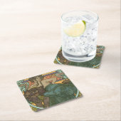 Zonder titel door Alphonse Mucha (1902) Kartonnen Onderzetters (Insitu)