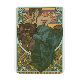Zonder titel door Alphonse Mucha (1902) Magneet