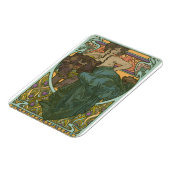 Zonder titel door Alphonse Mucha (1902) Magneet (Linkerzijde)
