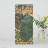 Zonder titel door Alphonse Mucha (1902) Menu (Staand voorkant)