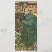Zonder titel door Alphonse Mucha (1902) Menu (Voorkant)