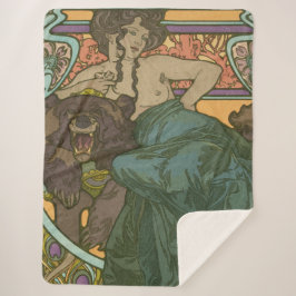 Zonder titel door Alphonse Mucha (1902) Sherpa Deken