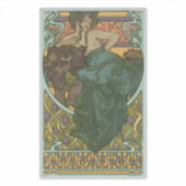 Zonder titel door Alphonse Mucha (1902) Sticker (Voorkant)