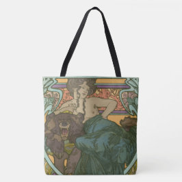 Zonder titel door Alphonse Mucha (1902) Tote Bag