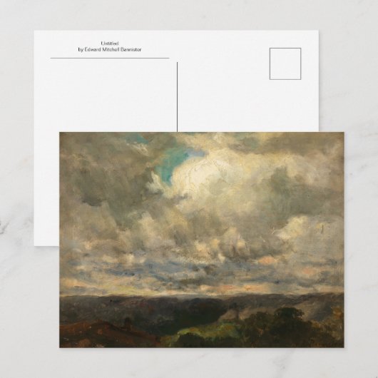 Zonder titel door Edward Mitchell Bannister Briefkaart (Voorkant / Achterkant)