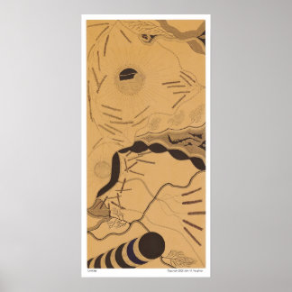 Zonder titel door John Haughton Poster