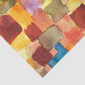 Zonder titel door Paul Klee Abstract Art Decoupage Tissuepapier (Detail)