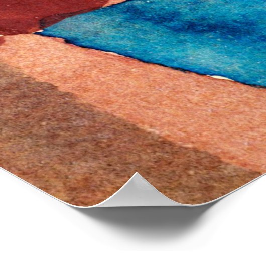 Zonder titel door Paul Klee Poster (Hoek)