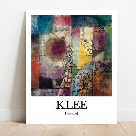 Zonder titel door Paul Klee Poster